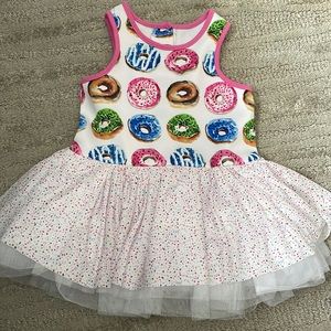 NWOT girls party donut dress with tulle skirt